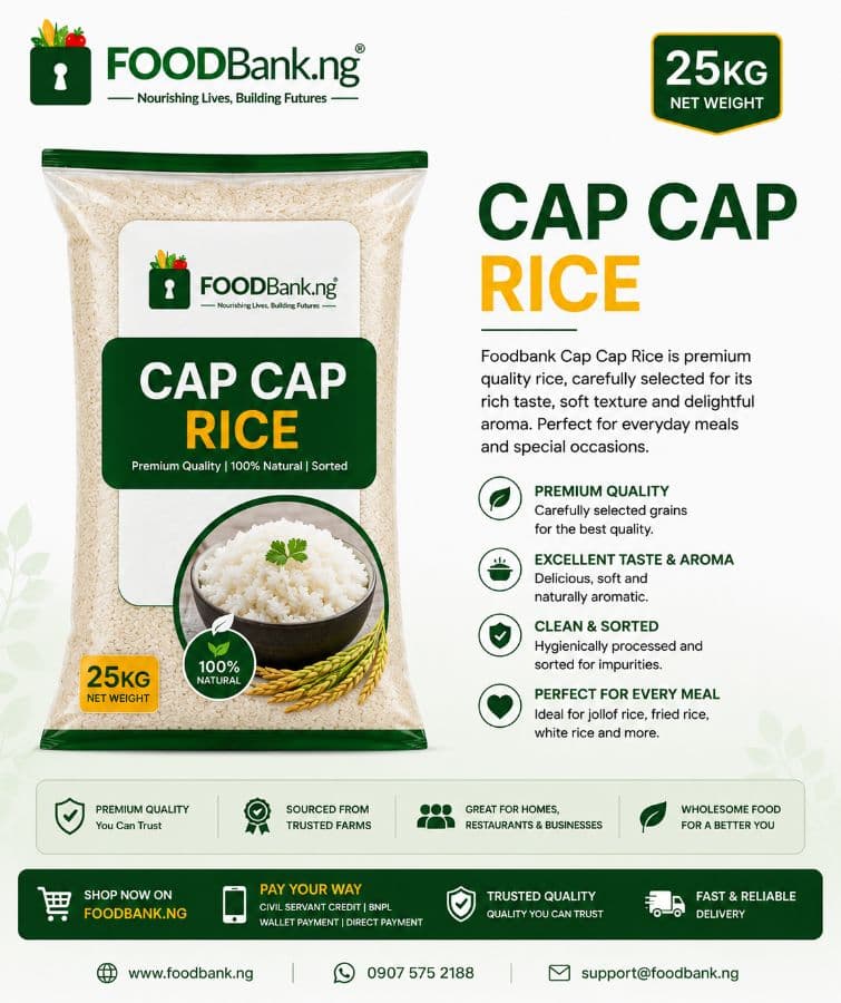 Cap Cap Rice 25Kg